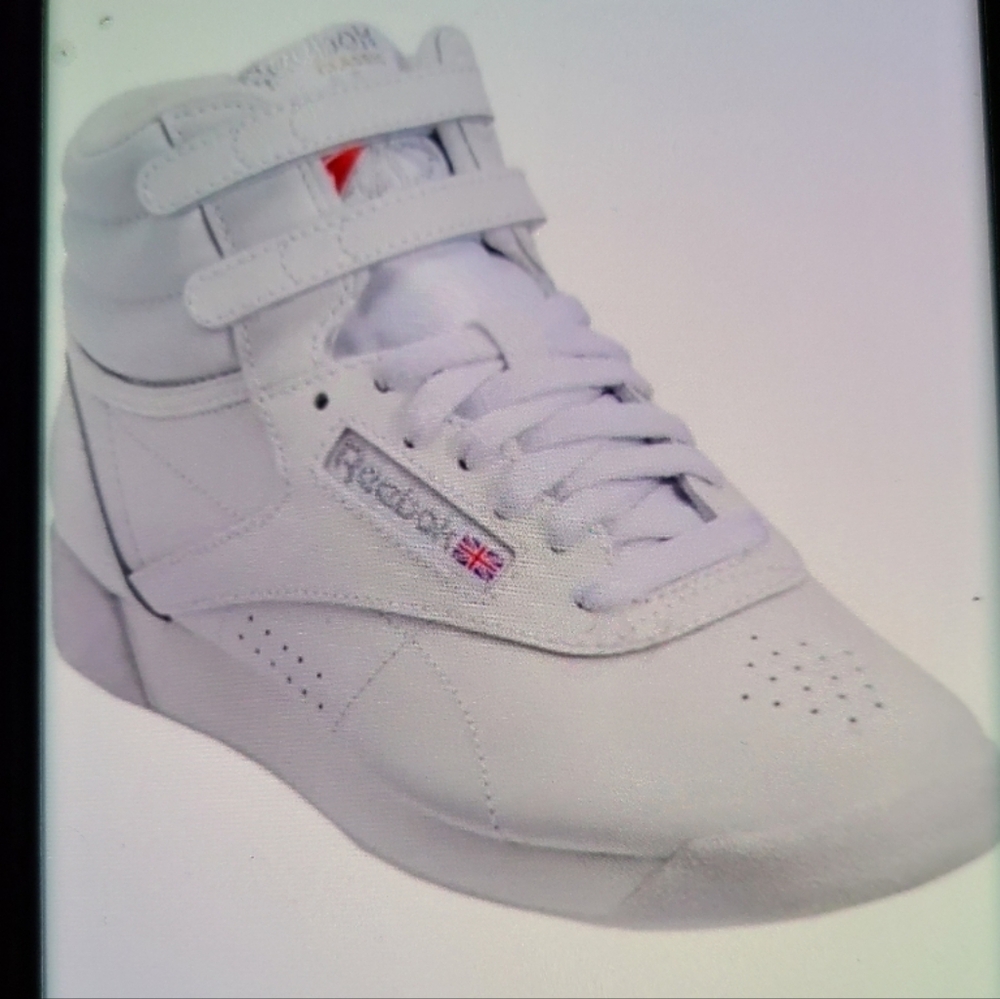 Womens white high top sneakers